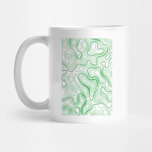 topoghraphic lignes pattern Mug